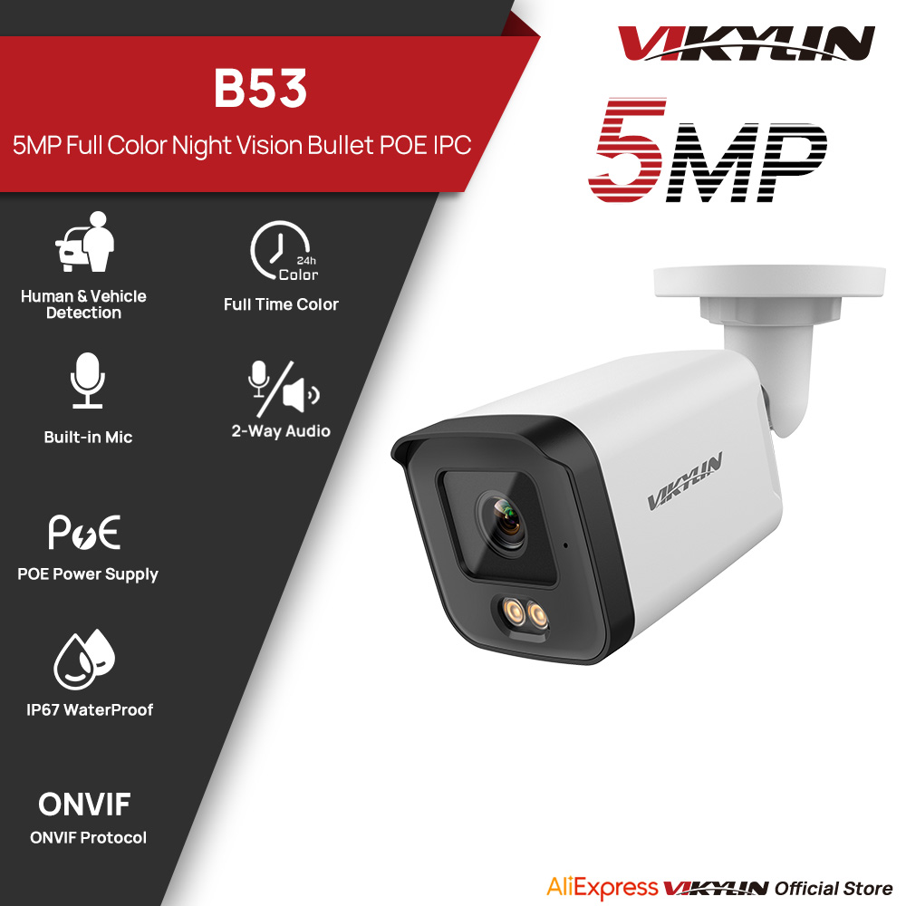 Outdoor Power G Motion - Cámara de Seguridad IP VIKYLIN de