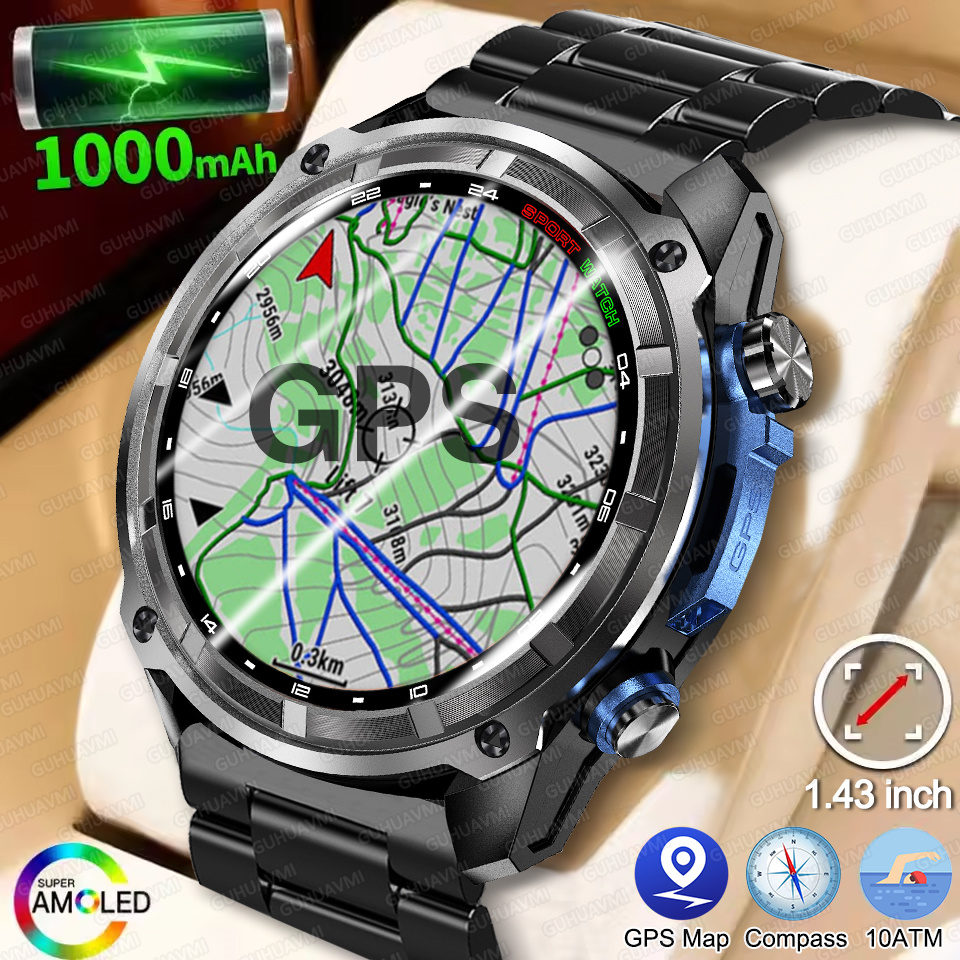 Outdoor Power Monitor - Reloj Inteligente T-Rex3 Pro con GPS,