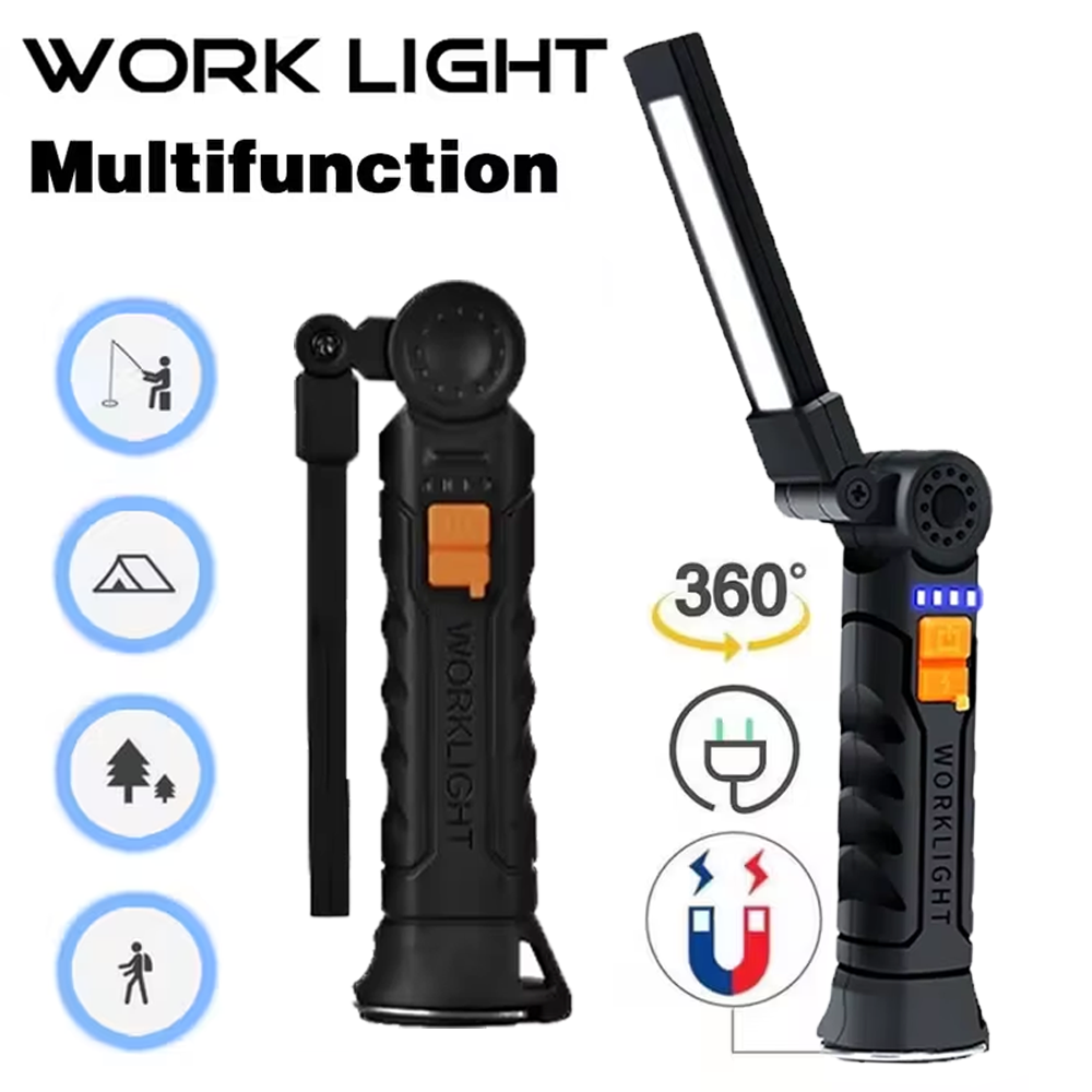 Outdoor Power Usb - Linterna LED COB portátil, linterna recargable