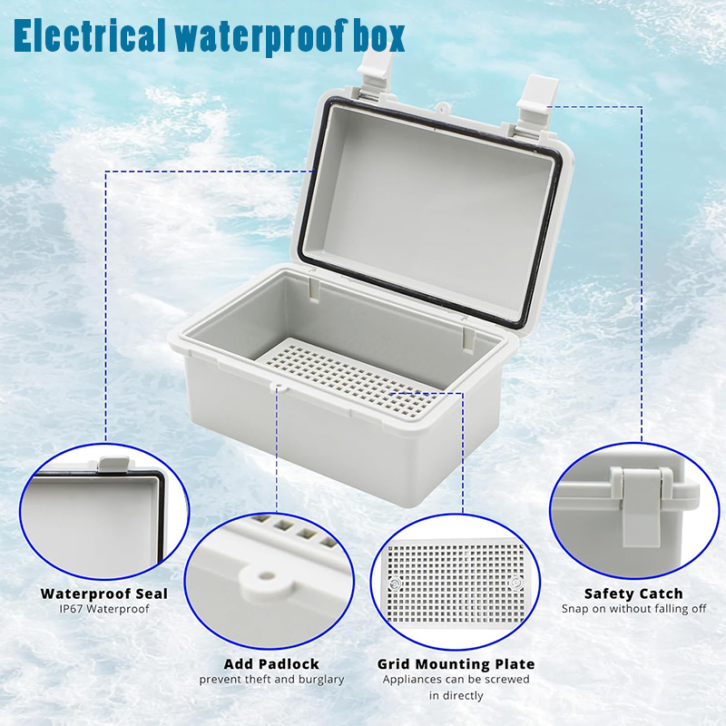 Outdoor Power Junction Box - Caja de Distribución Eléctrica Impermeable IP66,