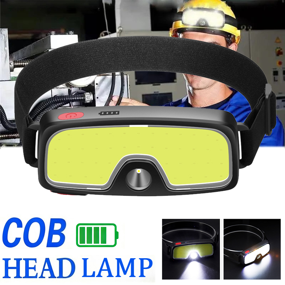 Outdoor Power Usb - Potente linterna frontal COB tipo c/USB,