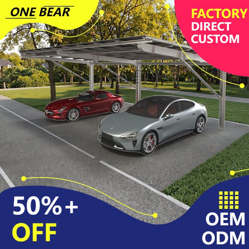 Outdoor Power Garage - Cochera Solar Exterior Personalizada de Cualquier