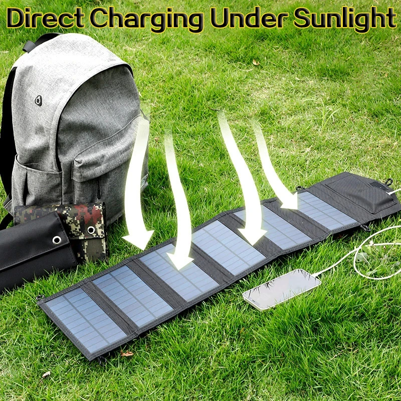 Panel Solar Plegable De 6 Hoja - Outdoor Power Usb reseña y precio