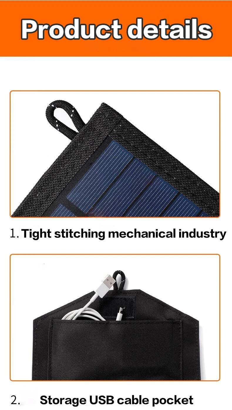 Panel Solar Plegable De 6 Hoja - Outdoor Power Usb reseña y precio