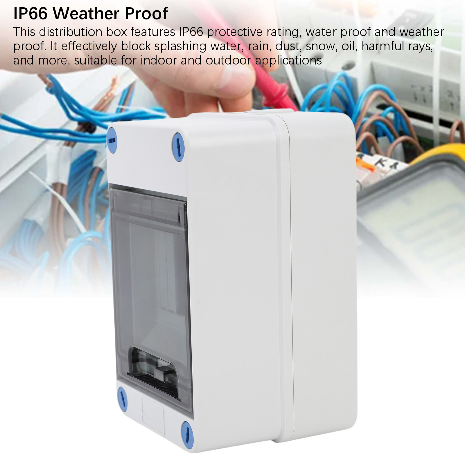 Caja de Distribución de 4 Vías - Outdoor Power Junction Box reseña y precio