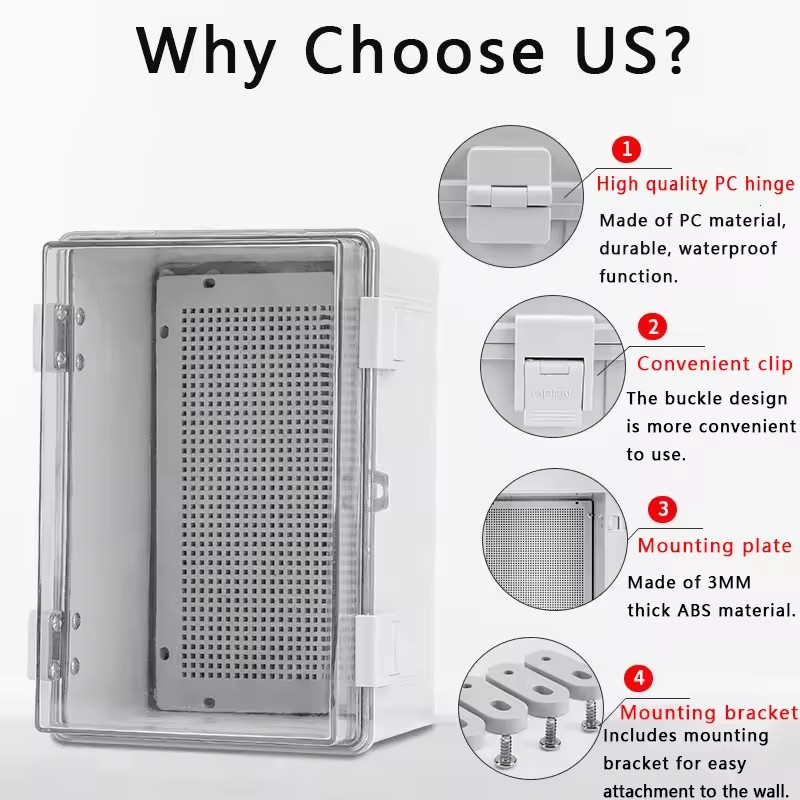 Caja de conexiones impermeable - Outdoor Power Junction Box reseña y precio
