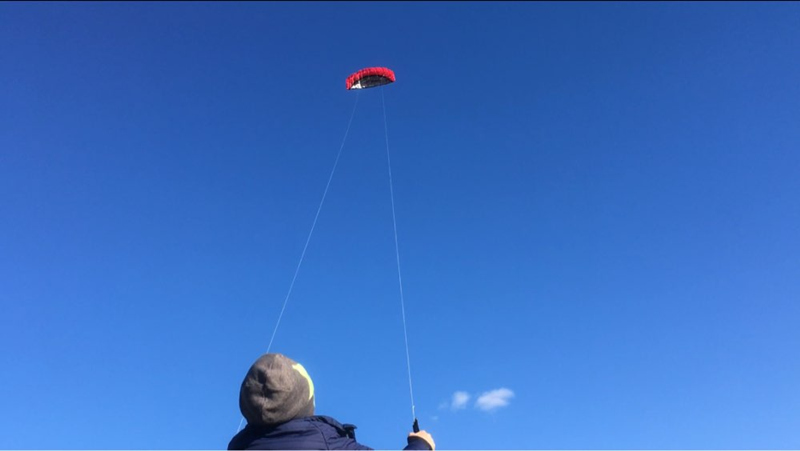 Kite de 250 cm para principian - Outdoor Power Line reseña y precio