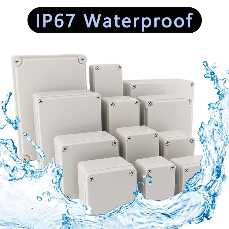 Caja de Plástico ABS Impermeab - Outdoor Power Junction Box reseña y precio