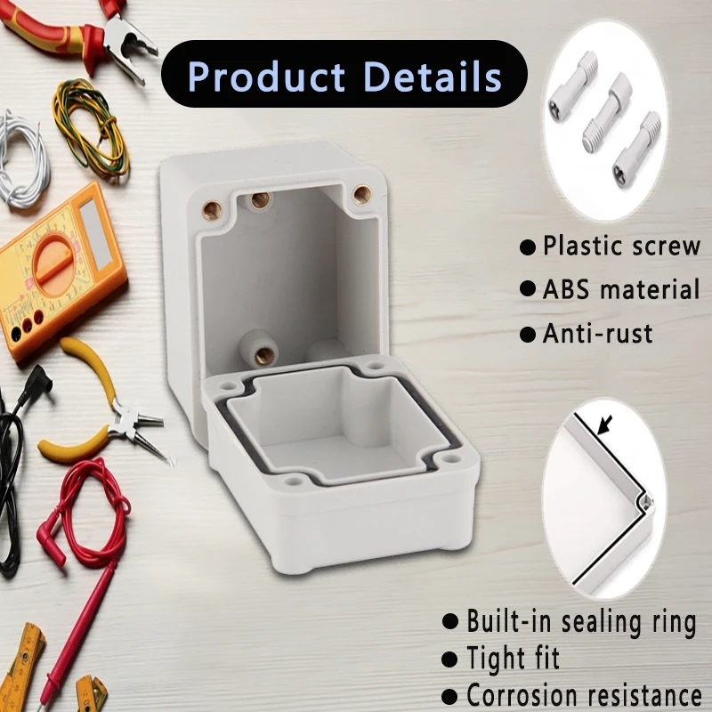 Caja de Plástico ABS Impermeab - Outdoor Power Junction Box reseña y precio