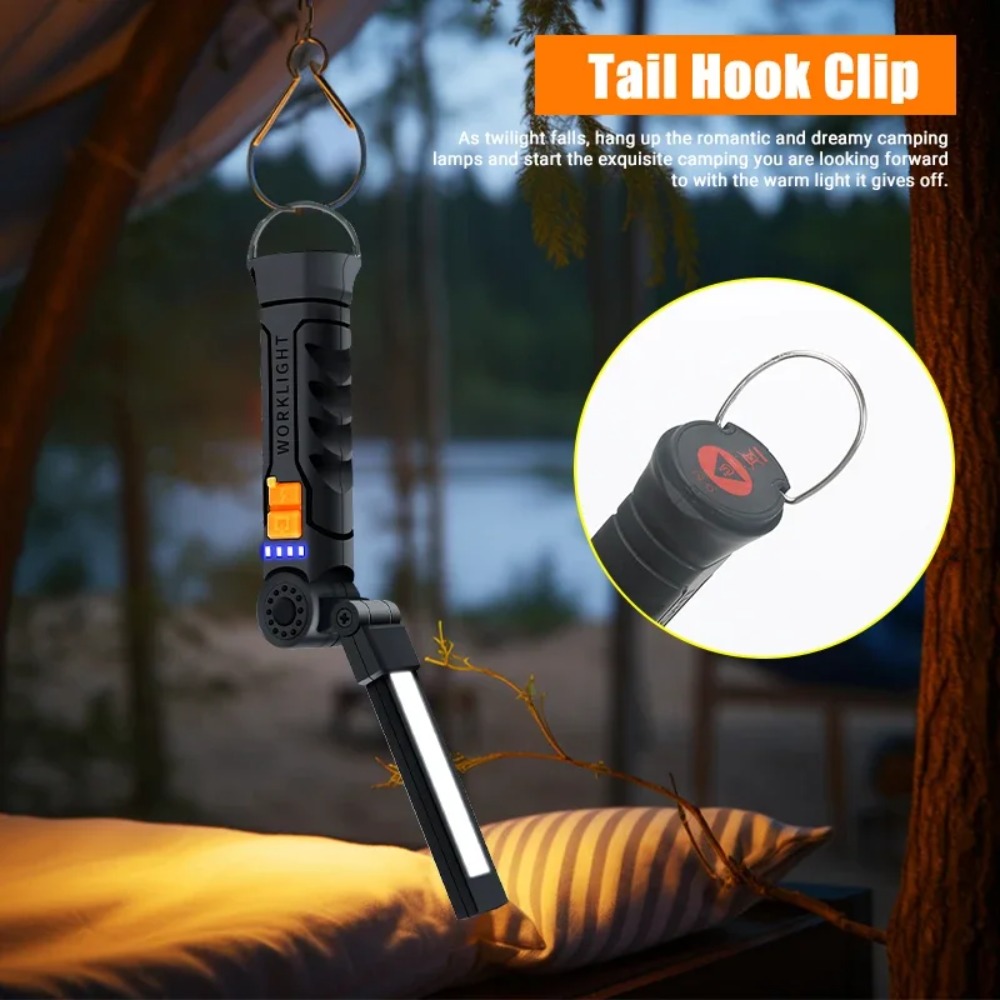 Linterna LED COB portátil, lin - Outdoor Power Usb reseña y precio