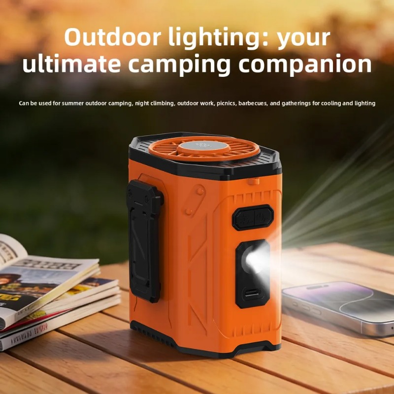 Ventilador de cuello recargabl - Outdoor Power Bank reseña y precio
