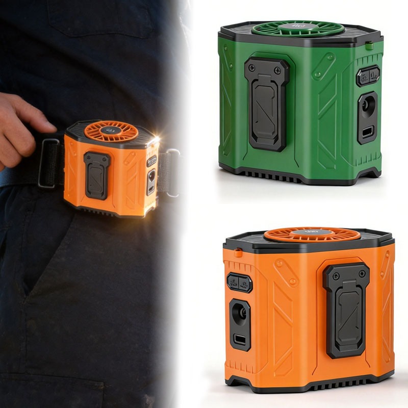 Ventilador de cuello recargabl - Outdoor Power Bank reseña y precio