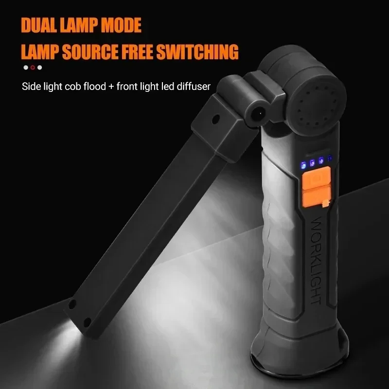Linterna LED COB portátil, luz - Outdoor Power Usb reseña y precio