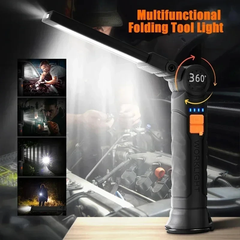 Linterna LED COB portátil, luz - Outdoor Power Usb reseña y precio