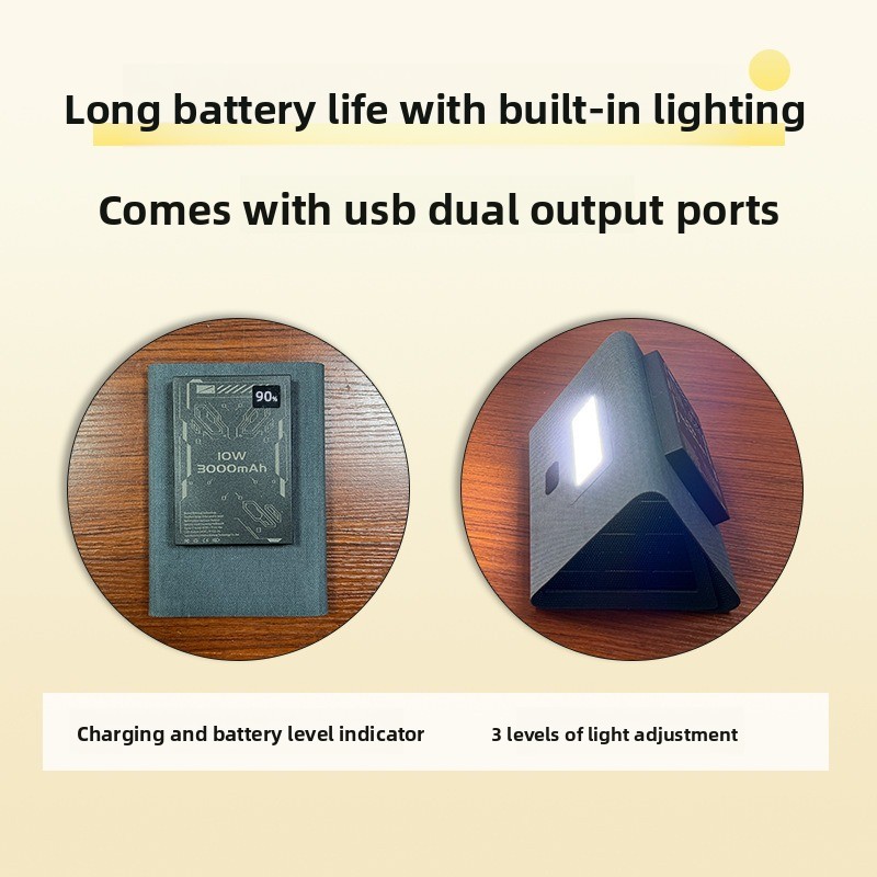 Cargador de Panel Solar Plegab - Outdoor Power Bank reseña y precio