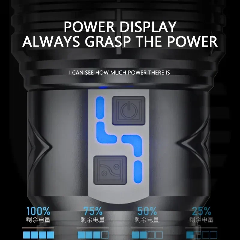 Linterna LED Súper Brillante d - Outdoor Power Bank reseña y precio