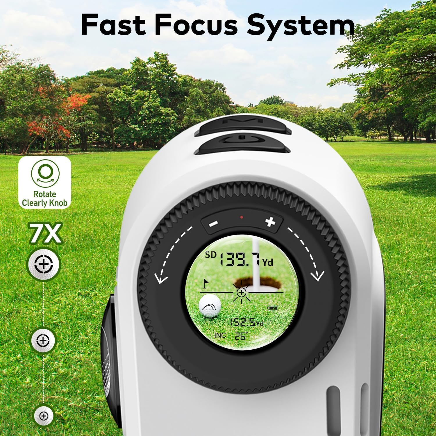 Telémetro de golf KOKVP 7X 905 - Outdoor Power Usb reseña y precio