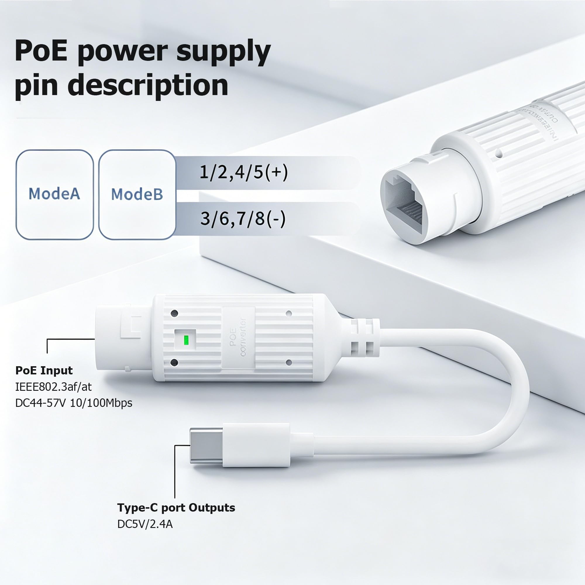 Convertidor de Energía POE a U - Outdoor Power Monitor reseña y precio