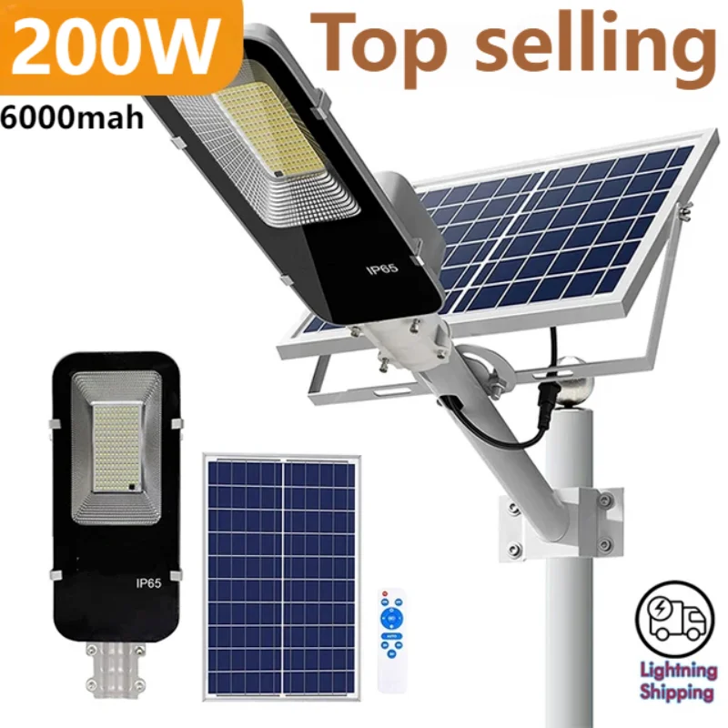 Luz Solar potente de 200W, far - Outdoor Power Garage reseña y precio