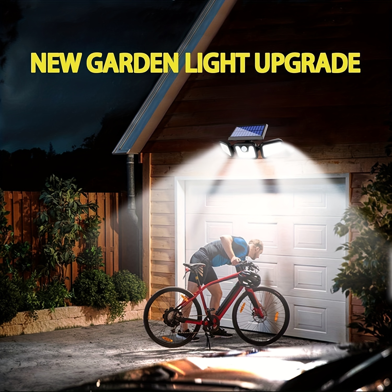 Luz Solar con Sensor de Movimi - Outdoor Power Garage reseña y precio