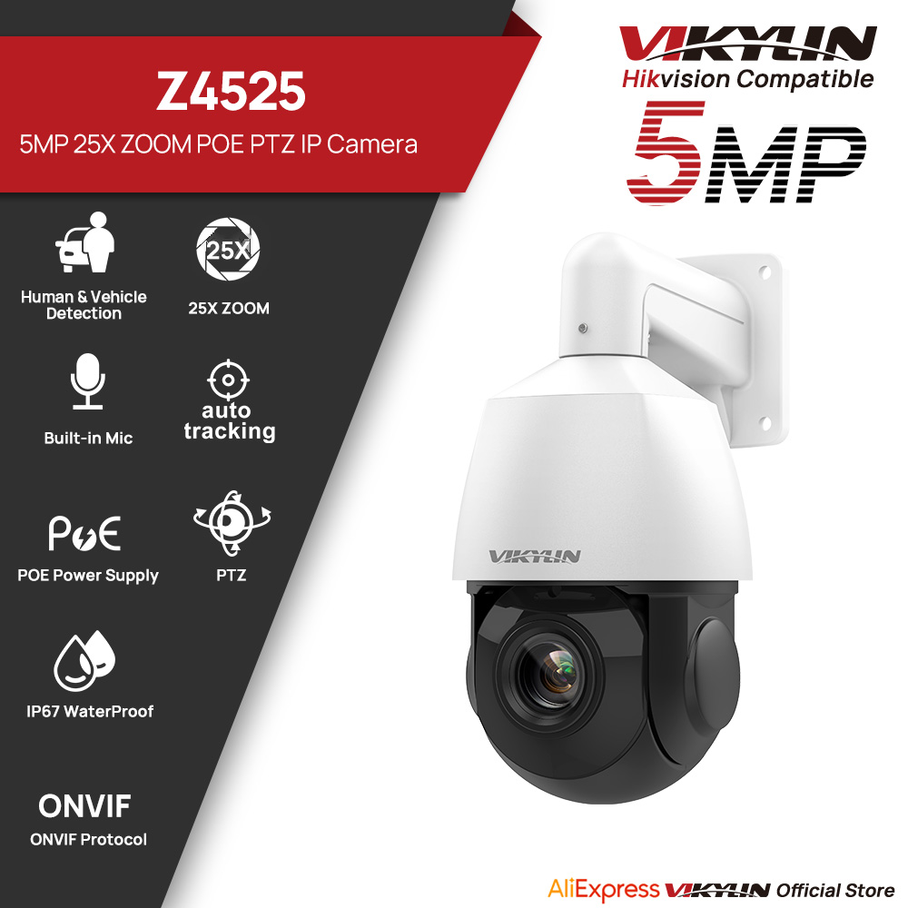 Cámara IP Vikylin 5MP PTZ con  - Outdoor Power G Motion reseña y precio