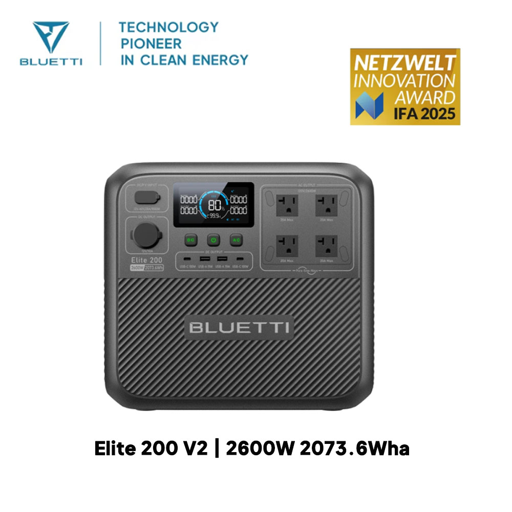 【Renew】BLUETTI Elite 200 V2 Es - Outdoor Power Bank reseña y precio