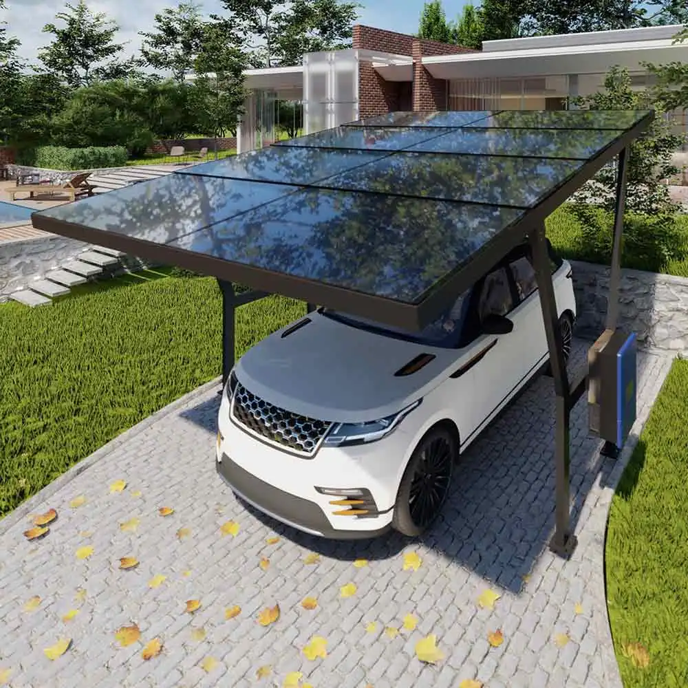 Cochera Solar Exterior Persona - Outdoor Power Garage reseña y precio