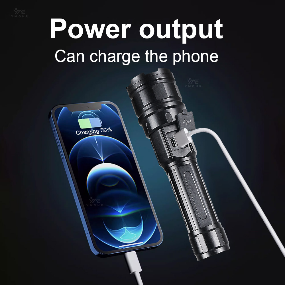 Linterna láser blanca de alta  - Outdoor Power Bank reseña y precio