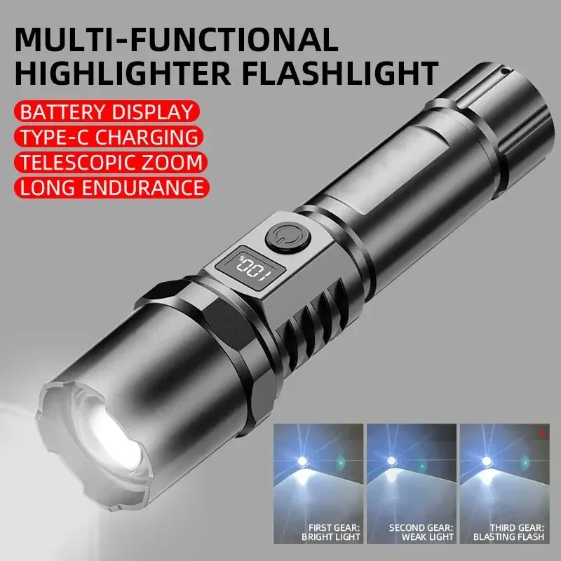 Linterna Led XHP100 de alta po - Outdoor Power Usb reseña y precio