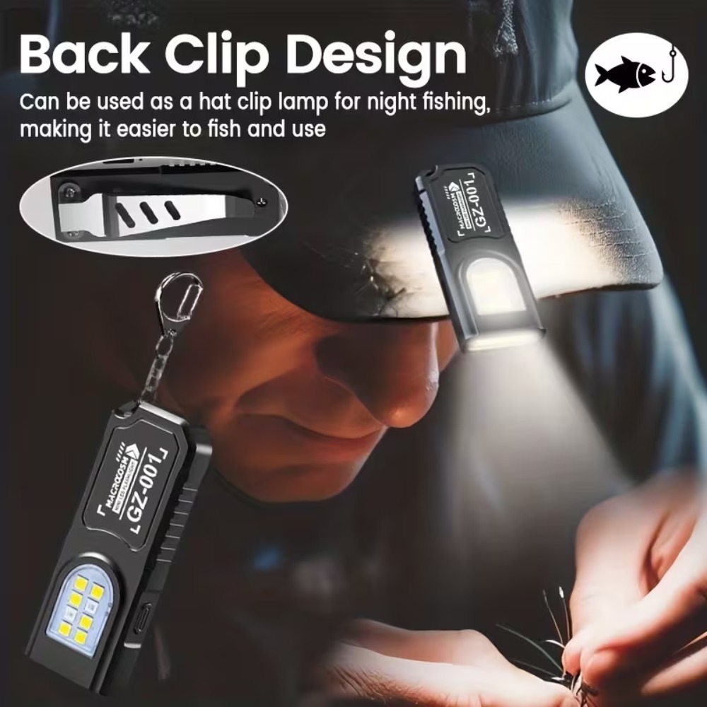 Mini linterna LED COB con llav - Outdoor Power Usb reseña y precio