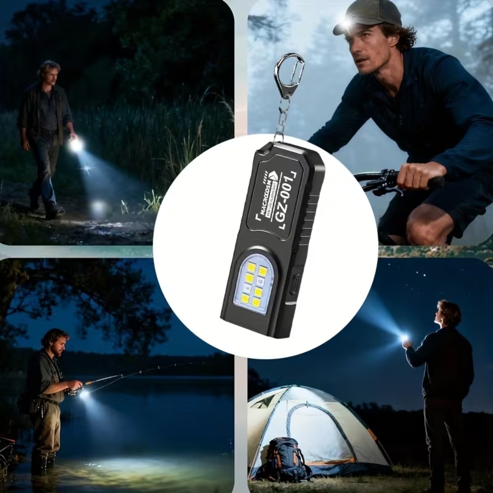 Mini linterna LED COB con llav - Outdoor Power Usb reseña y precio